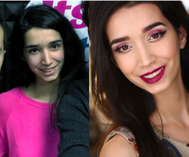 Before & After Make-up